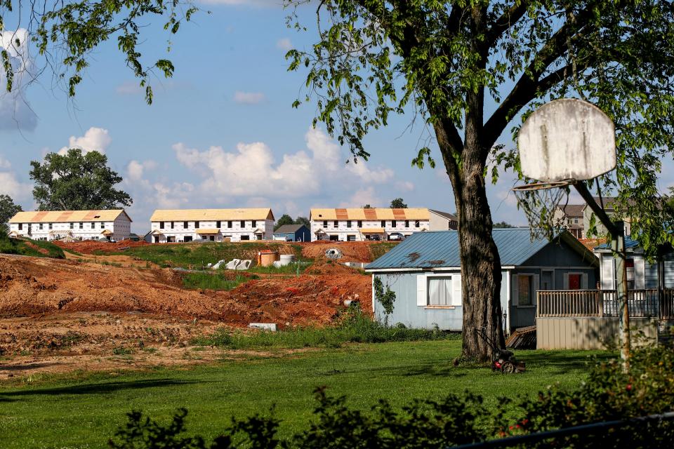 Apartment construction abounds all over Montgomery County.