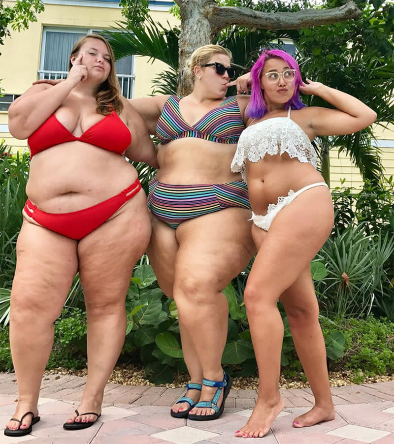 These body-positive activists got trolled, but they weren’t having it. (Photo: glitterandlazers/Instagram)