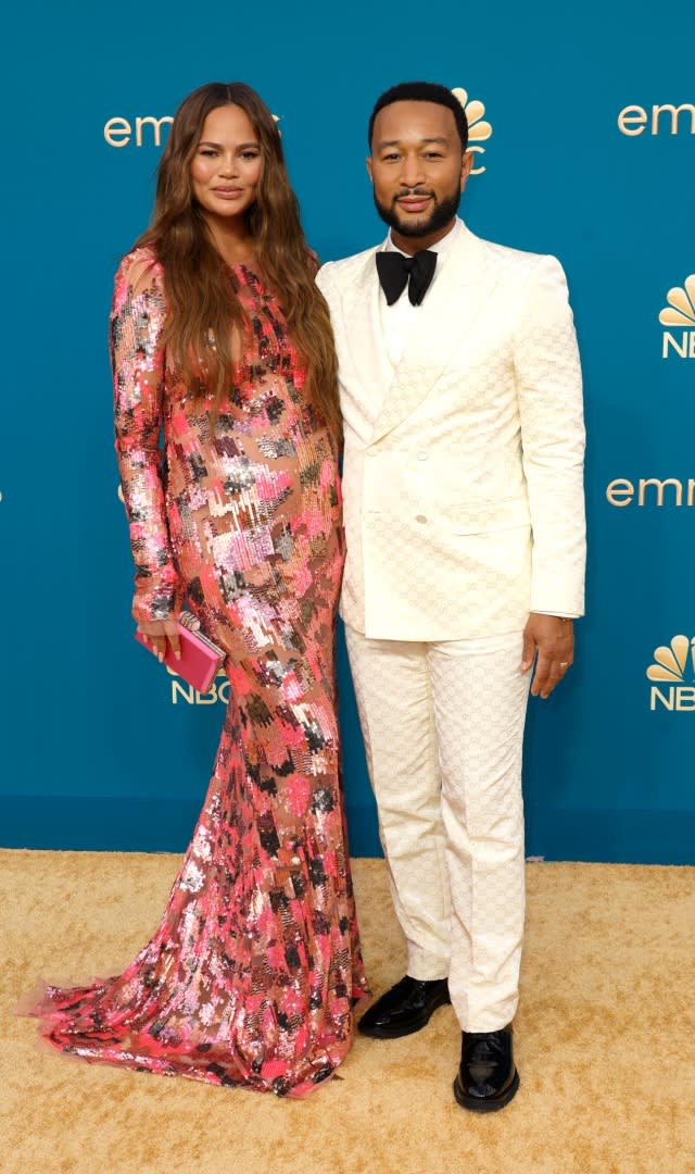 <p>Chrissy Teigen and John Legend welcomed their newest baby on Jan 13, confirming to <a href="https://people.com/parents/chrissy-teigen-john-legend-welcome-baby/" rel="nofollow noopener" target="_blank" data-ylk="slk:People;elm:context_link;itc:0;sec:content-canvas" class="link ">People</a> after he told a small private party about it. He said they welcomed “the little baby this morning,” adding the sweet phrase, “What a blessed day.”</p> <p>This birth of their baby comes after the heartbreaking pregnancy loss in October 2020. The married pair of nearly a decade also share two children named Luna Simon and Miles Theodore.</p>