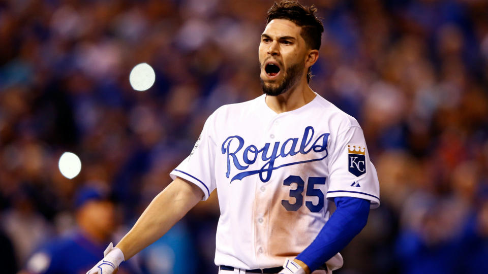Eric Hosmer is reportedly looking for an eight-year deal in free agency. (AP)