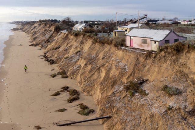 Coastal erosion