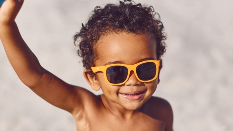 Kids' sunglasses don't need to be expensive to offer good protection.