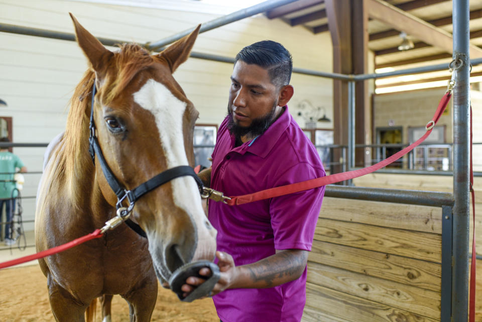 Jose Rodriguez poses for a portrait. (via Wounded Warrior Project)