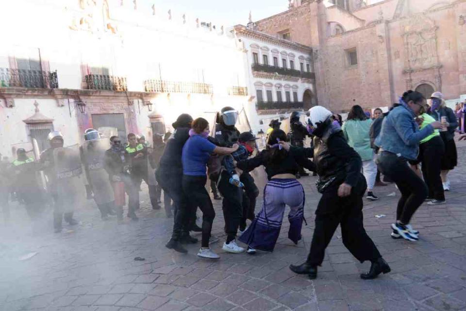 mujeres zacatecas marcha 8m