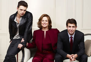 Sebastian Stan, Sigourney Weaver, James Wolk | Photo Credits: Andrew Eccles/USA Network