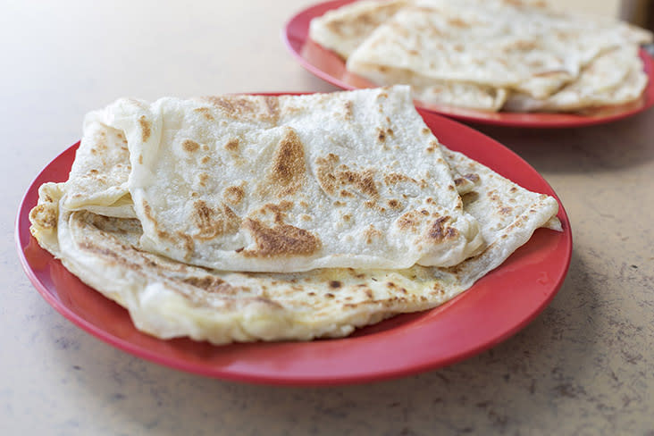 Light and crispy, Restoran Furong’s 'roti canai' doesn’t taste oily unlike at many other stalls