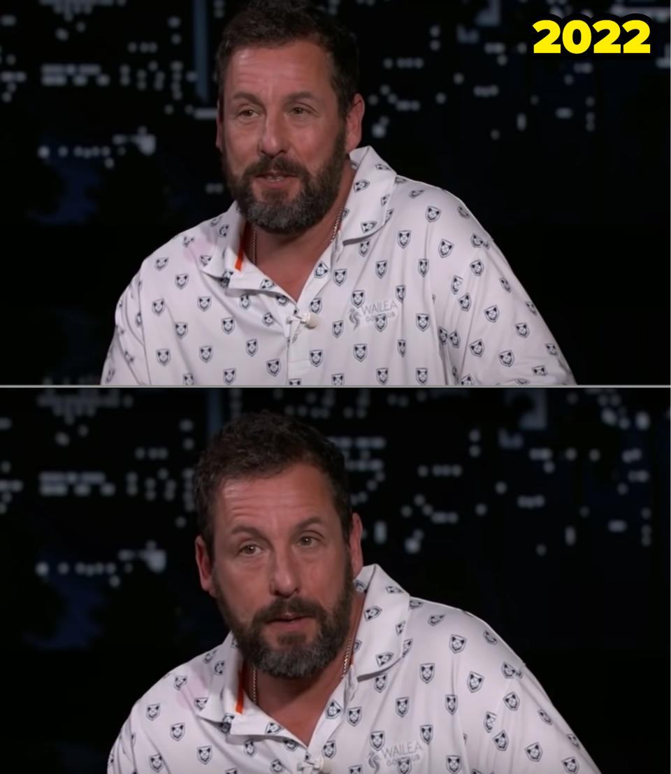 Adam Sandler on Jimmy Kimmel's show