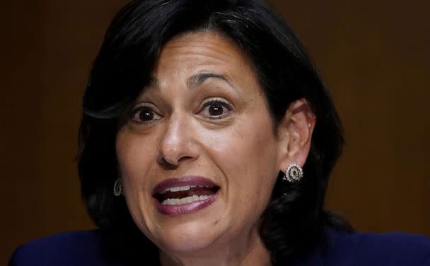 PHOTO: CDC Director Rochelle Walensky testifies before a Senate Health, Education, Labor, and Pensions hearing to examine an update to the ongoing Federal response to COVID-19, at the U.S. Capitol in Washington, June 16, 2022. (Kevin Lamarque/Reuters, FILE)