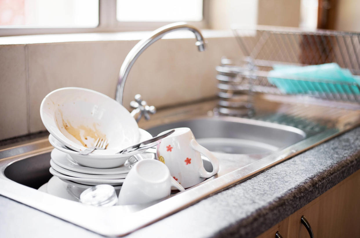 Dirty dishes in the sink (Nicky Lloyd / Getty Images)