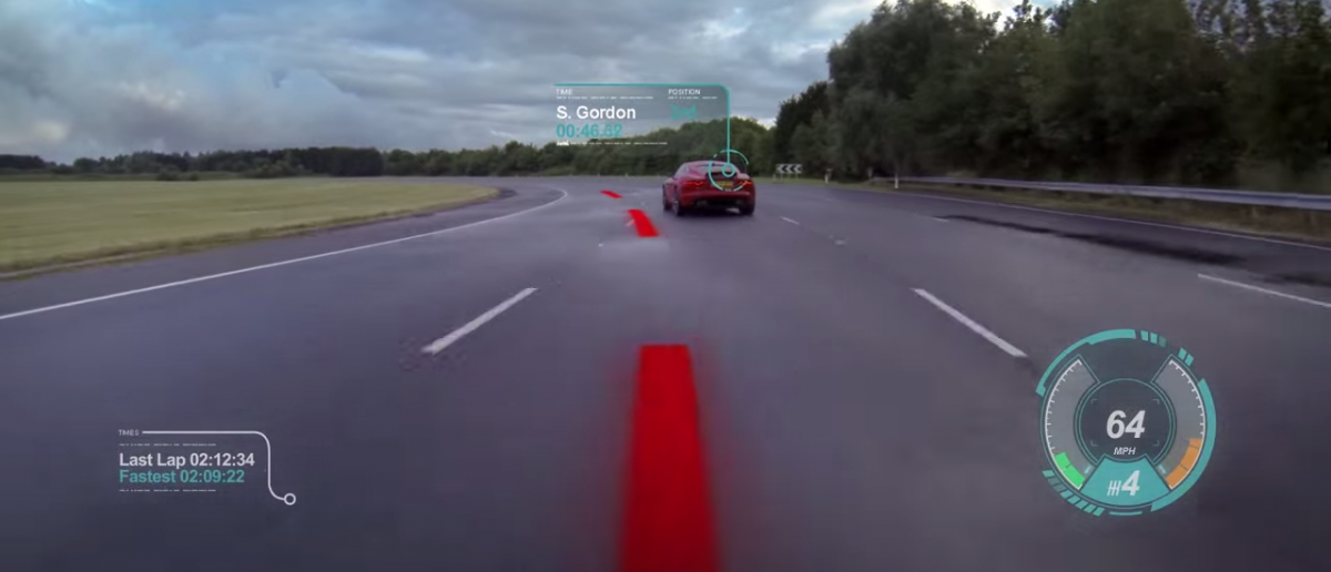 Jaguar Shows Off Augmented Reality Concept Windshield [VIDEO]