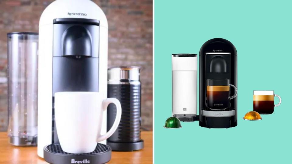 The Nespresso VertuoPlus by Breville is our favorite pod coffee maker.