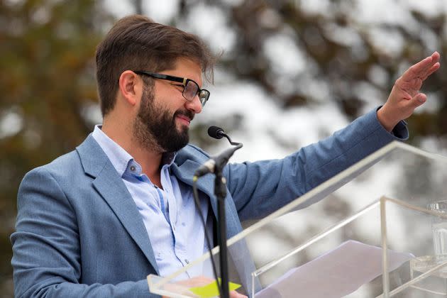 Gabriel Boric, a congressman and former student movement leader, has led most polls for Sunday's runoff election, but recent surveys have suggested the race is a dead heat heading into the vote. (Photo: JAVIER TORRES via Getty Images)