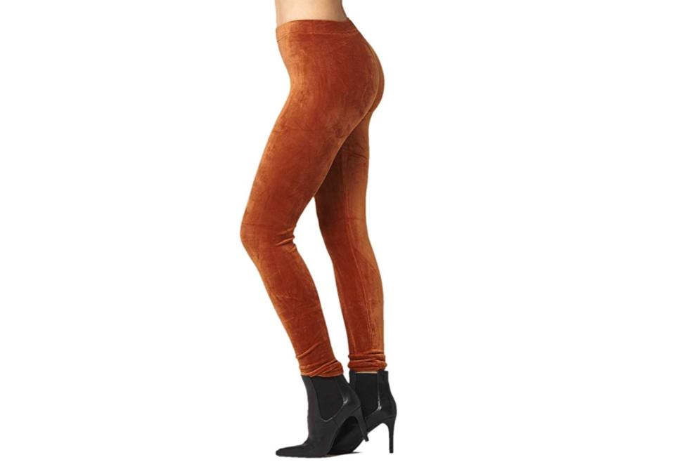 Premium Ultra Soft Velvet Leggings. (Photo: Amazon)