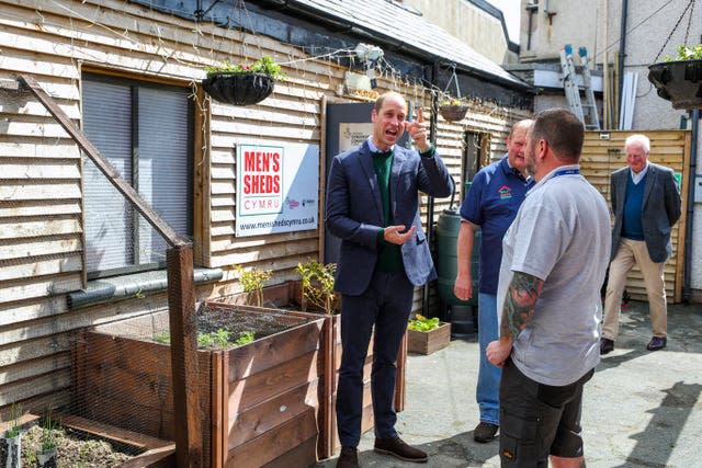 Duke of Cambridge visit to Rhyl