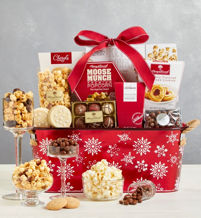 Sparkling Snow Sweets & Treats Basket