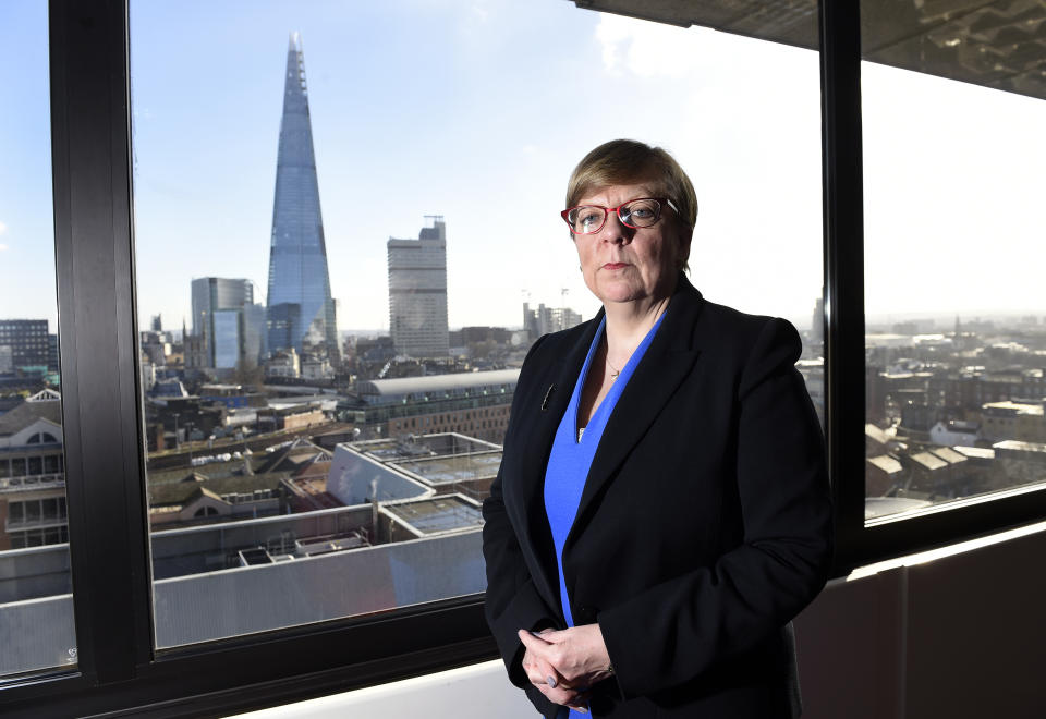 Director of Public Prosecutions, Alison Saunders, poses for a photograph in her office in London.