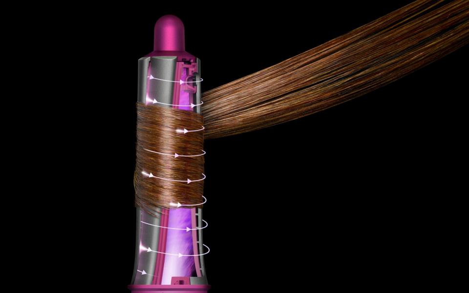 The Dyson AirWrap curls hair using unique technology that minimises heat damage on hair - Dyson/PA