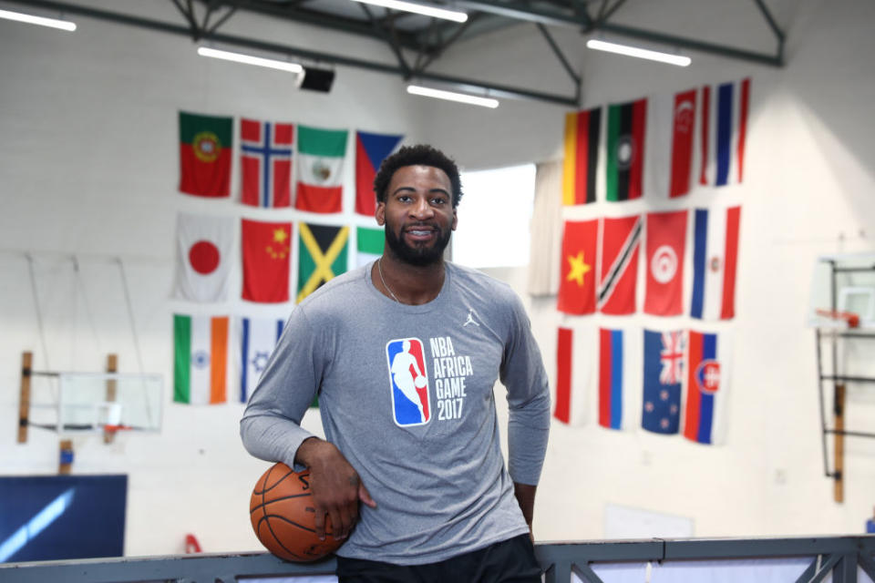 Pistons center Andre Drummond spent nearly two weeks in South Africa this summer. (Getty)