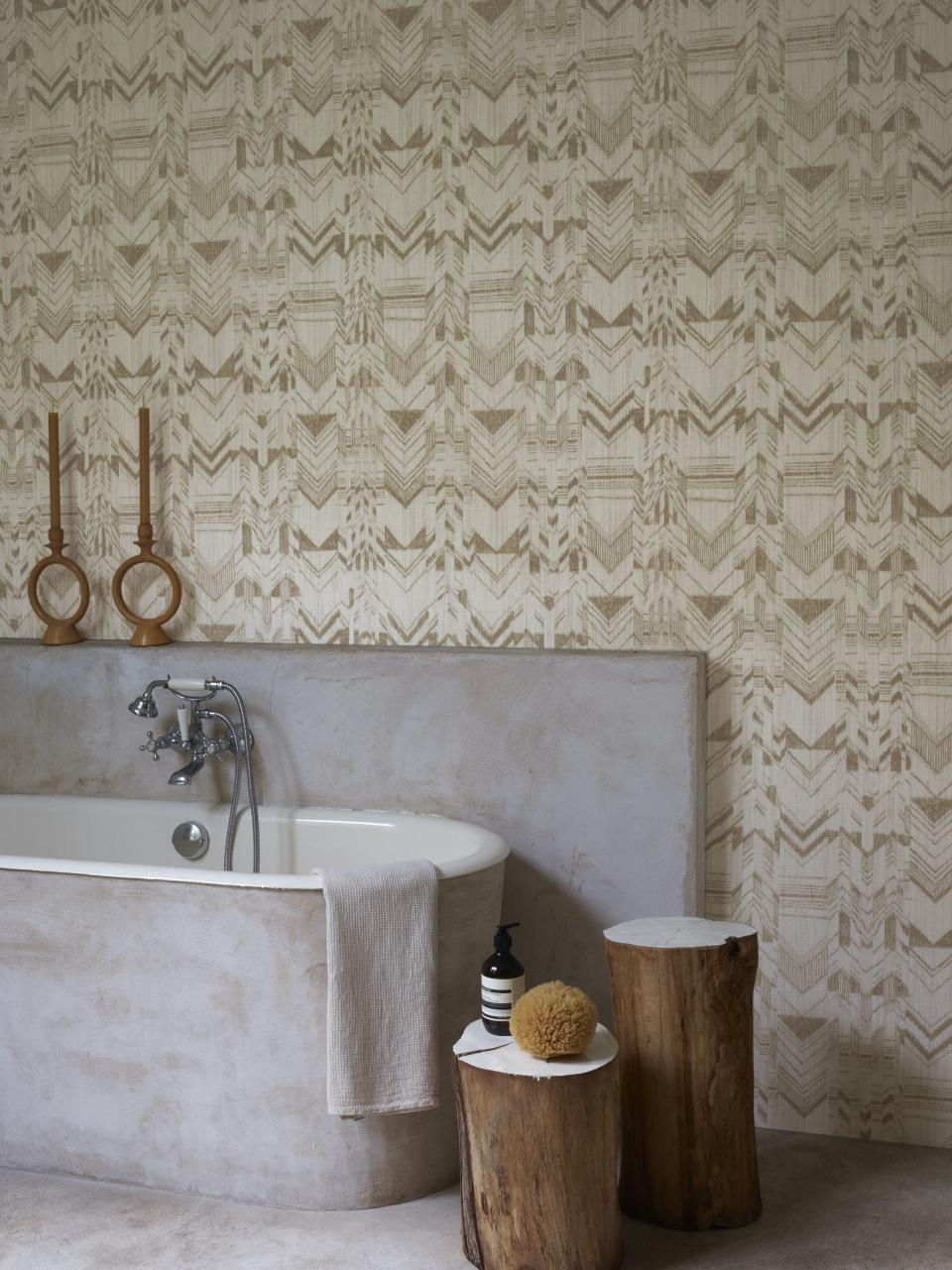 13 beautiful wallpapers for bathrooms