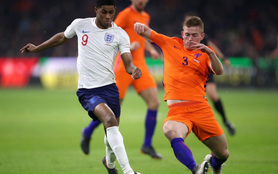 De Ligt was impressive for the Netherlands against England in March - PA