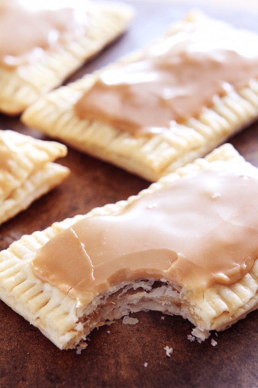 <p>High Heels and Grills</p><p>These maple-glazed pumpkin pop tarts are made with pie crust, stuffed with a maple and pumpkin filling, and topped with a delicious maple glaze.</p><p><strong>Get the recipe: <a href="https://www.highheelsandgrills.com/maple-glazed-pumpkin-poptarts/" rel="nofollow noopener" target="_blank" data-ylk="slk:Maple-Glazed Pumpkin Pop Tarts;elm:context_link;itc:0;sec:content-canvas" class="link "><em>Maple-Glazed Pumpkin Pop Tarts</em></a></strong></p>