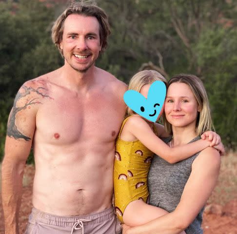 Dax Shepard/Instagram Dax Shepard and Kristen Bell with their daughter