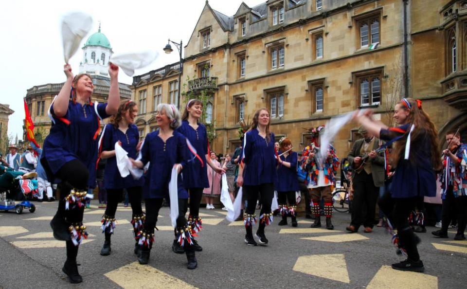 Oxford Mail: Oxford May Morning festivities, May 1, 2024. Picture by Tim Hughes