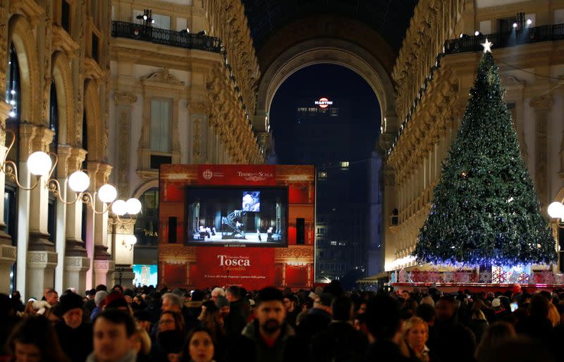 Season opening of La Scala theatre in Milan