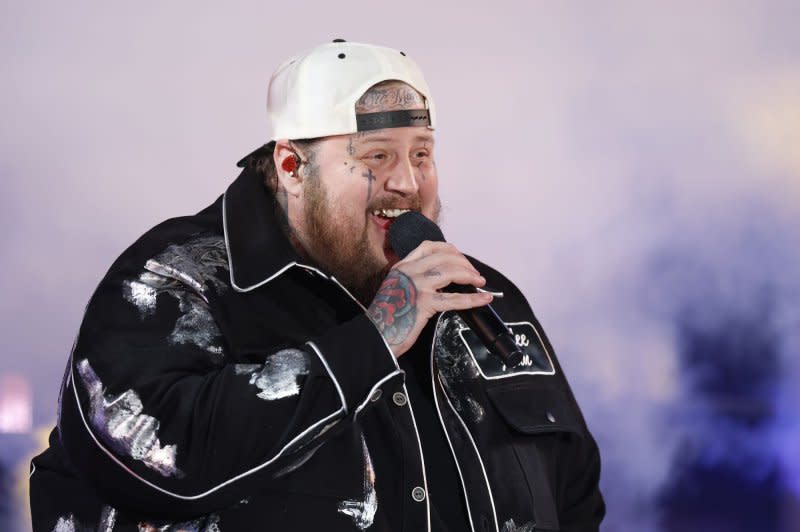 Jelly Roll performs on New Year's Eve in Times Square in New York City in 2023. File Photo by John Angelillo/UPI