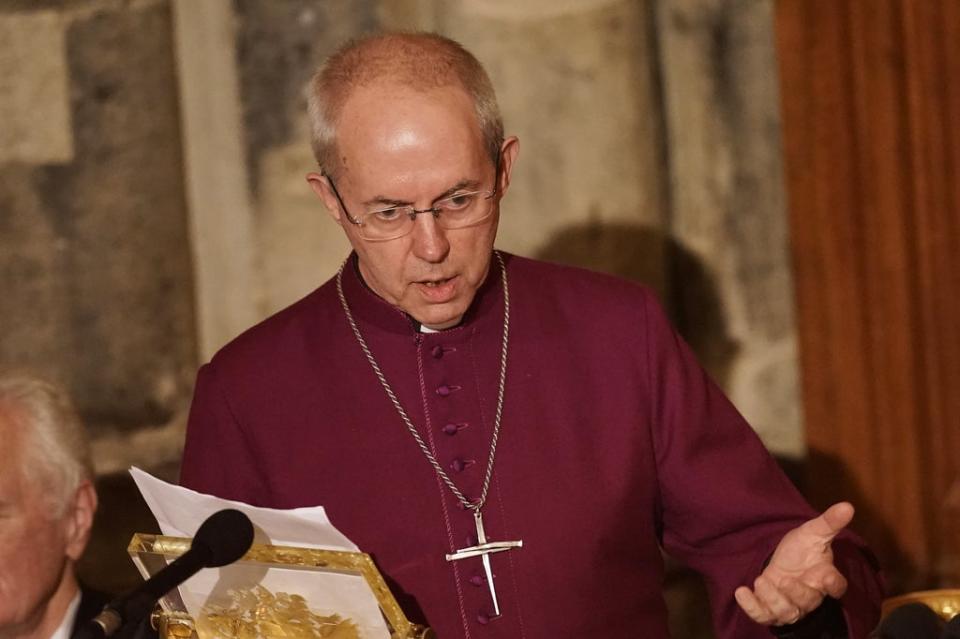 The Archbishop of Canterbury has apologised for the Anglican Church’s involvement in Canada’s residential schools (Aaron Chown/PA) (PA Archive)