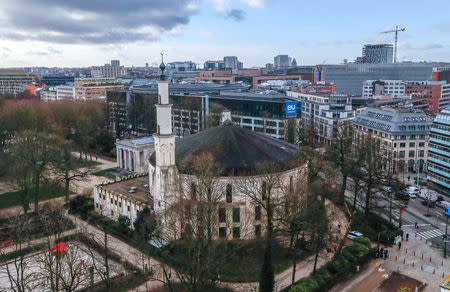 The Brussels' Great Mosque is seen in Brussels, Belgium January 19, 2018. Picture taken January 19, 2018. REUTERS/Yves Herman