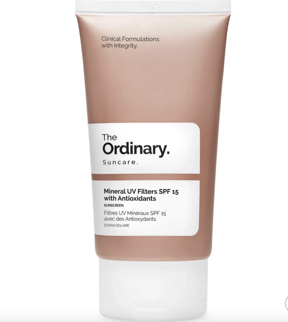 PHOTO: Mankind. The Ordinary Mineral UV Filters SPF15 with Antioxidants, 50ml