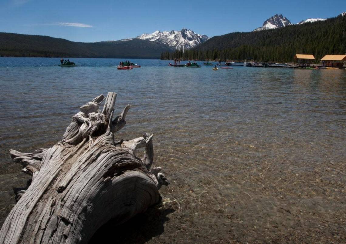 You can camp near Redfish Lake at one of its many surrounding campgrounds.