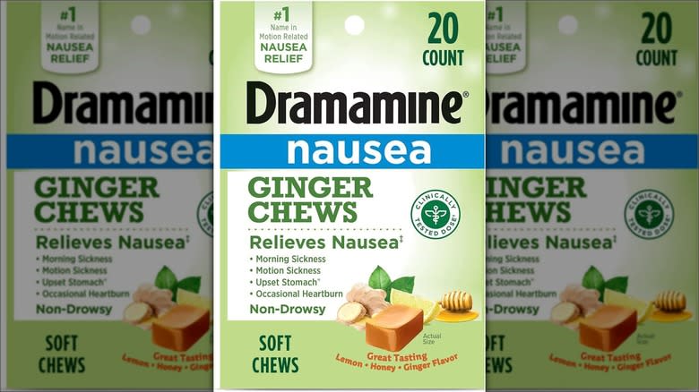 Dramamine ginger chews for nausea