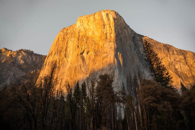 Artur Debat / Getty Images El Capitan at sunset.