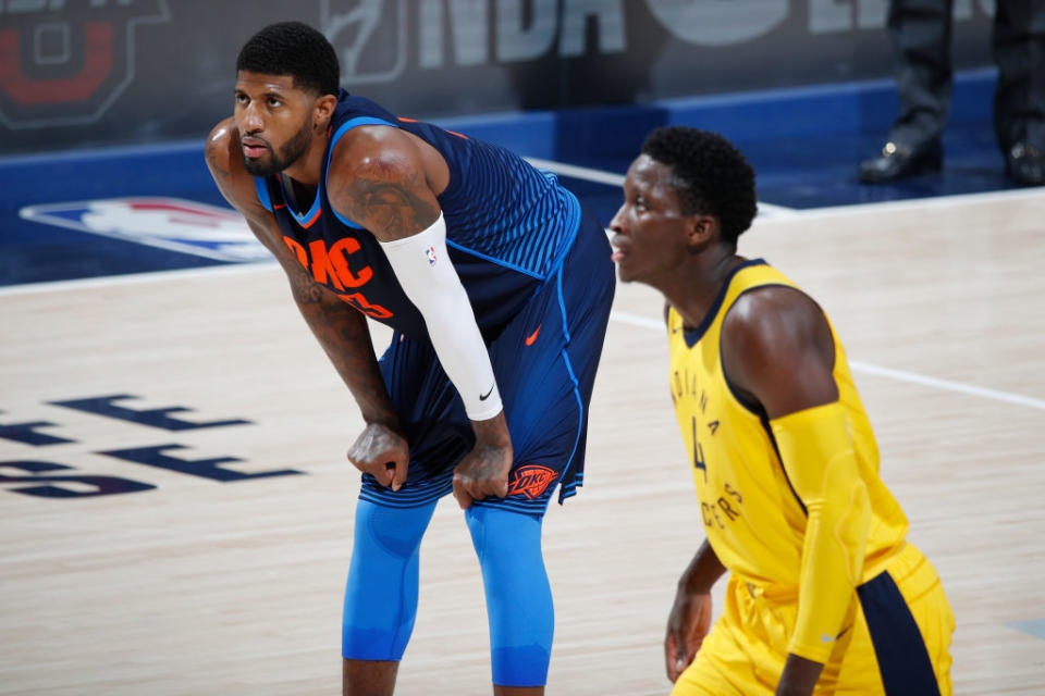 Victor Oladipo emerged from Paul George’s shadow. (Getty Images)