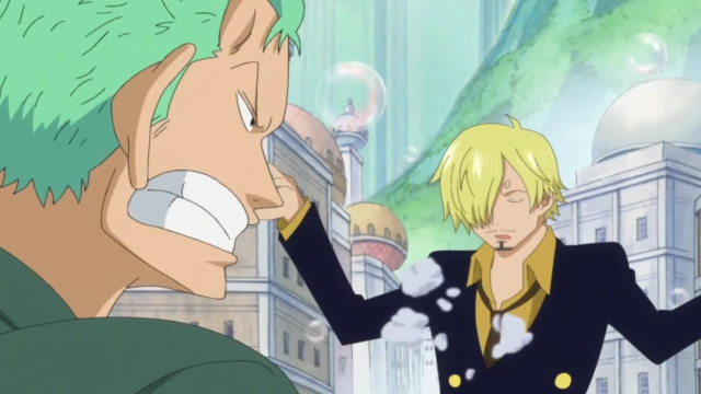 Zoro Vs Sanji Fight GIF