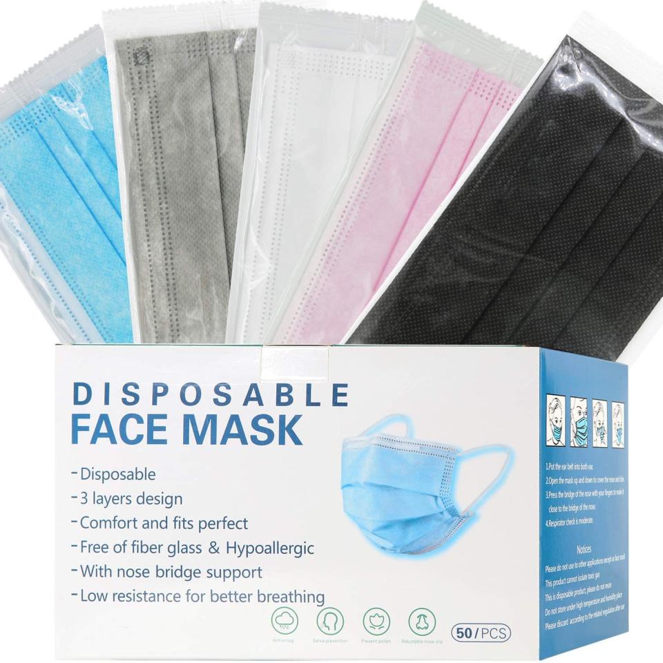 mystcare Individually Wrapped Disposable Face Masks