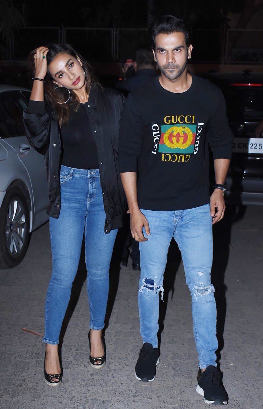 Rajkummar Rao made an appearance with Patralekhaa. 