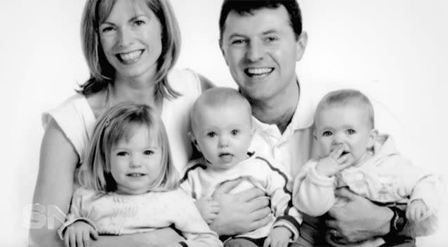 Kate and Gerry McCann, pictured with their daughter, Madeleine, and twins Amelie and Sean.