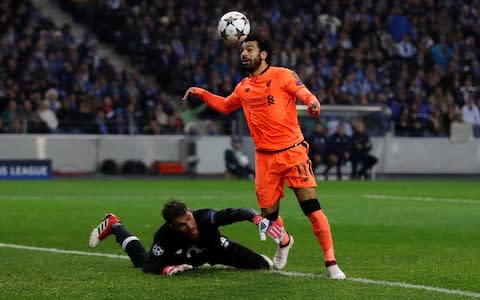 Salah's immaculate control - Credit:  Action Images via Reuters/Matthew Childs