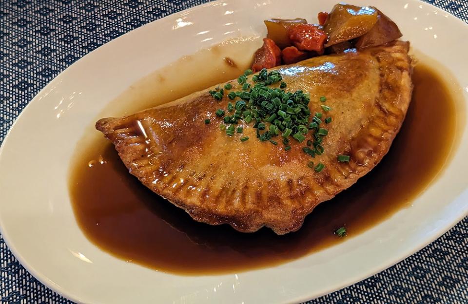 The Suckling Pig Empanada is a rich and wholesome affair.