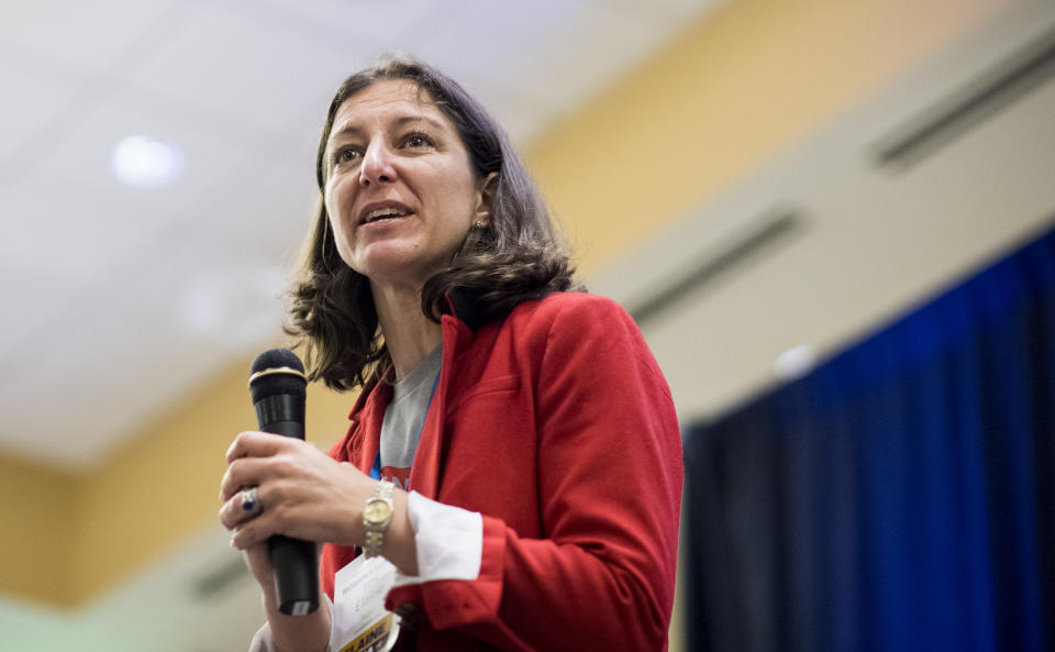 Luria speaks during the Women’s Summit in Herndon, Va., on June 23, 2018. (Photo: Bill Clark/CQ Roll Call/Getty Images)