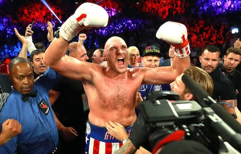 boxing tyson fury - Credit: Mikey Williams/Top Rank/PA Wire