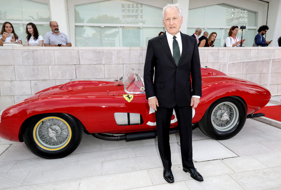 Michael Mann at Ferrari red carpet at the film’s Venice premiere.