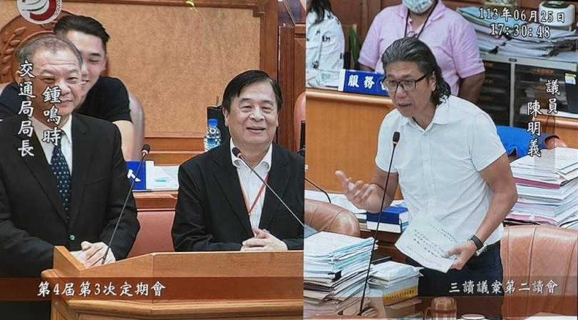   新北市府向新北市議會三讀議案第二讀會提案修正「新北市移置保管妨害交通車輛自治條例」第八條、第九條，欲將車輛拖吊費調漲12元至20元左右，被眾議員不分黨派齊打槍，要求交通局提供相關資料後27日再研議。（圖／中國時報記者柯毓庭攝）