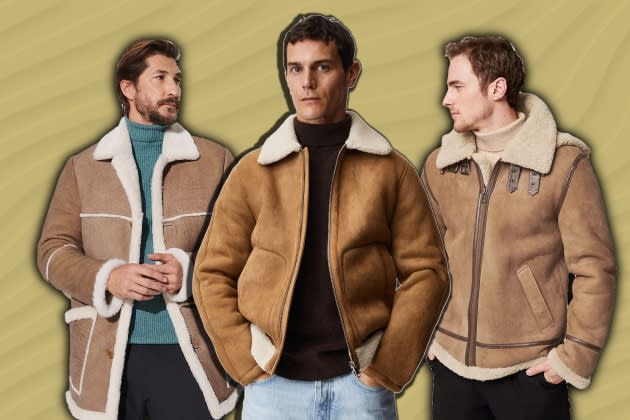 Trend Alert: The Tan Shearling Jacket Is Trending Hard (and Even