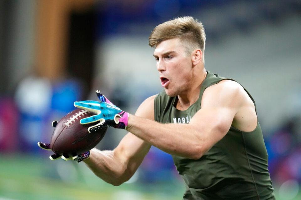 Iowa defensive lineman Lukas Van Ness was the first-round pick of the Green Bay Packers in the 2023 NFL draft.