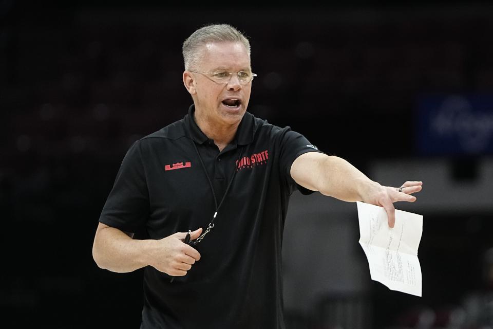 Chris Holtmann says his offseason of personal change came with his Buckeyes in mind. "I want to be the very best I can for this team. This team deserves that.”