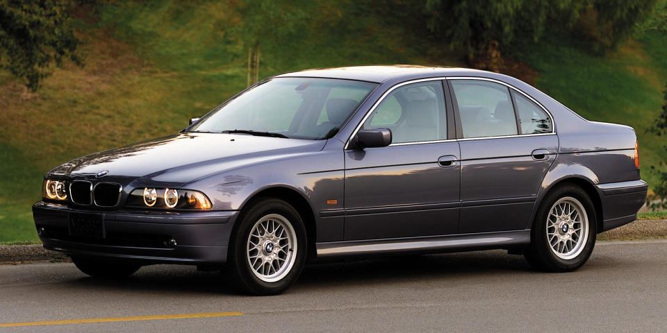 <p>Many think the BMW 5-Series peaked with the E39-generation, and they're not wrong for doing so. This was built in an era where BMW was the king of understated style and superior driving dynamics, and it's aged quite well. Plus, you can have your pick of Michael McDonald-smooth straight-sixes and punchy V8s depending on how much you want to spend. A little under $8000 will get you <a rel="nofollow noopener" href="http://www.ebay.com/itm/1998-BMW-5-Series-540I-/232403814972?hash=item361c58ca3c:g:iJQAAOSwi1tZYyOT&vxp=mtr" target="_blank" data-ylk="slk:this super-clean 540i;elm:context_link;itc:0;sec:content-canvas" class="link ">this super-clean 540i</a>, but there are plenty of bargains to be had elsewhere.</p>